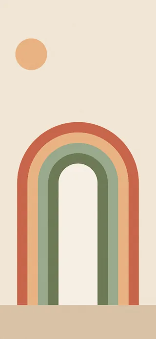 Boho Arches wallpaper preview