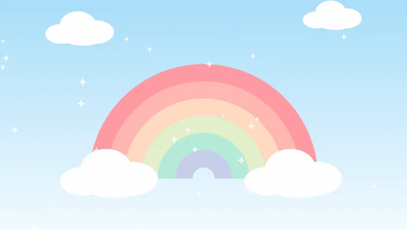 Rainbow Sky wallpaper for desktop