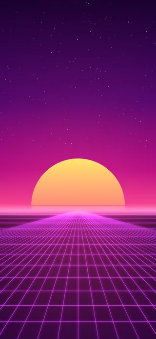 Synthwave Sunset wallpaper preview